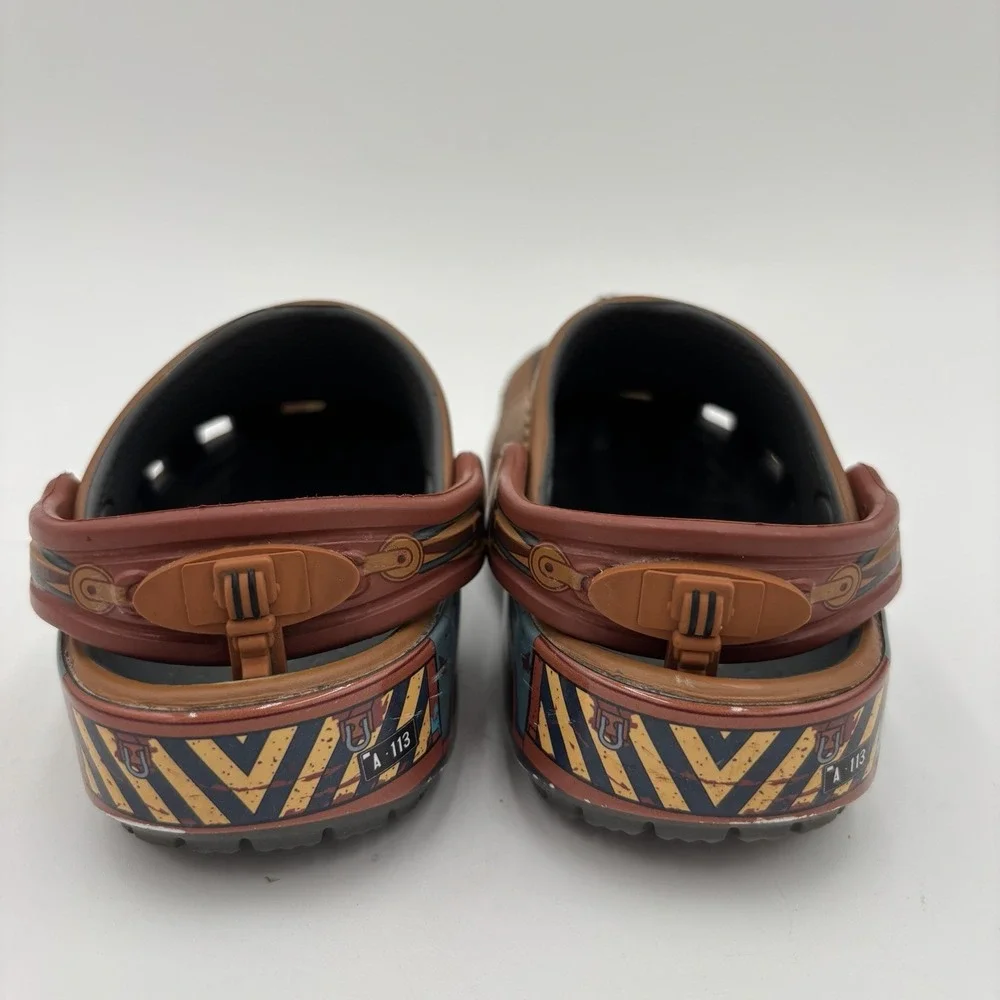 Crocs Cars Mater Classic Clog Boys Size 7 C7 2-5 Years Brown Rare